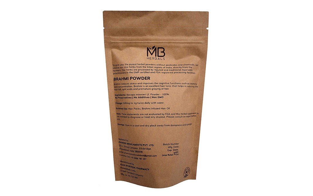 MB Herbals Brahmi Powder    Pack  100 grams